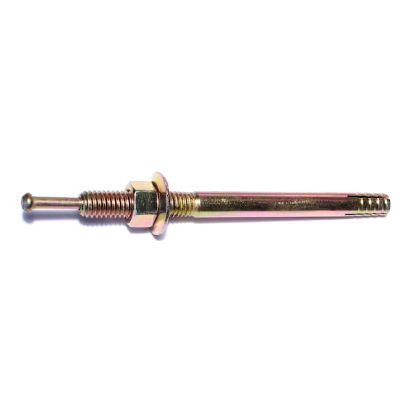Midwest Fastener Nail Drive Anchor, 3/8" Dia., 4-3/4" L, Steel Yellow Zinc, 50 PK 05680 - main